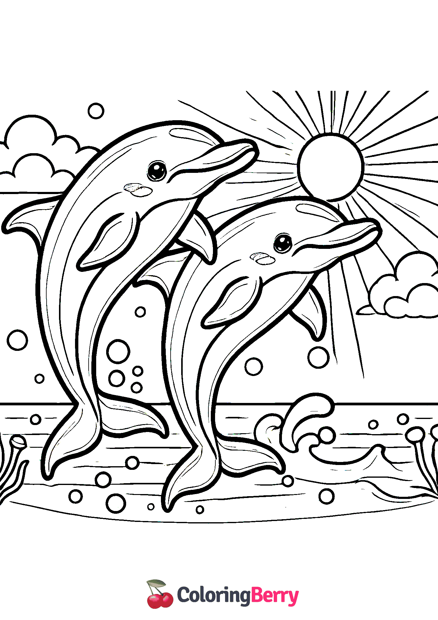 Two Dolphins